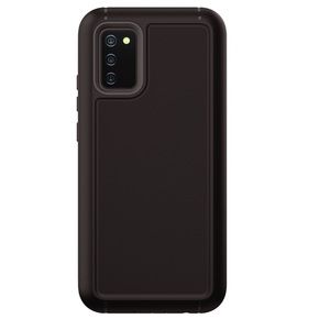 Onn. Rugged Phone Case for Samsung Galaxy A02s Black